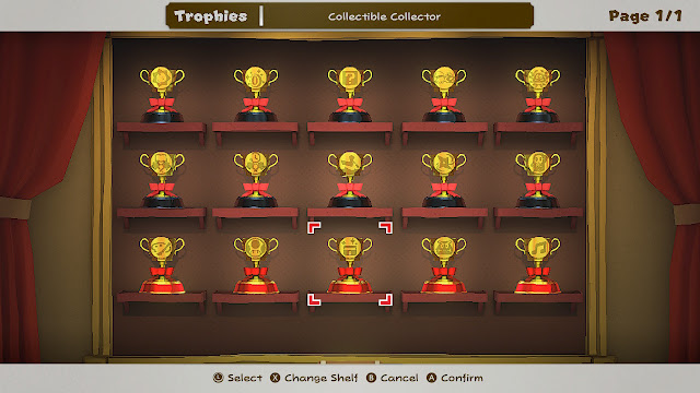 Paper Mario The Origami King Musée Champignon museum all Trophies completed