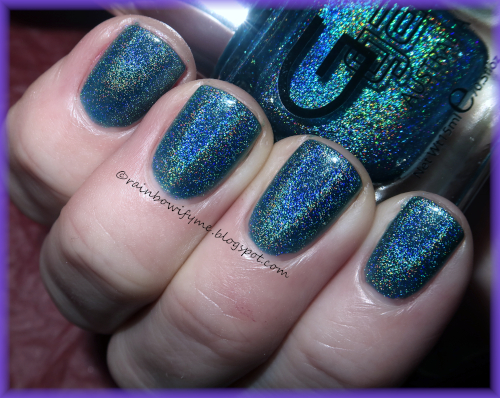 Glitter Gal: Holographic Teal Blue