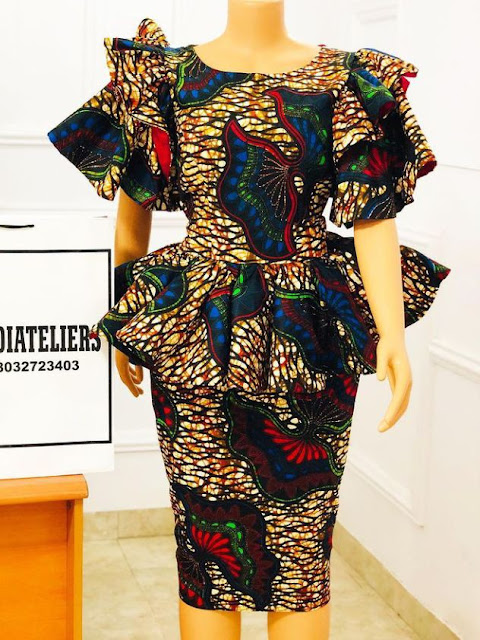 Latest Ankara Short Skirt and Blouse Styles