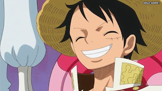 ワンピースアニメ WCI編 787話 ルフィ 笑顔 Monkey D. Luffy | ONE PIECE Episode 787