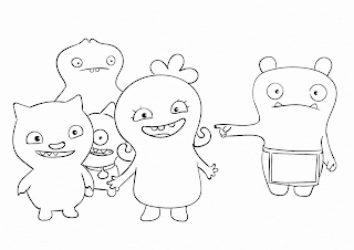 Uglydolls coloring page