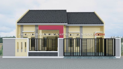Desain Renovasi Tampak Rumah Probolinggo
