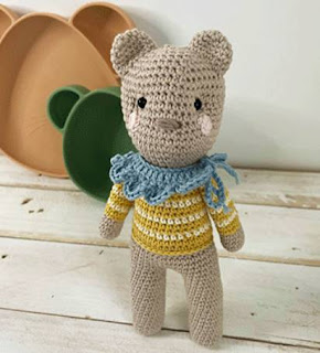 PATRON GRATIS OSO AMIGURUMI 49029 🐻