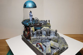 Transform capsule, diorama sci-fi ze styroduru