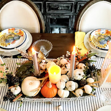How To Style Two Natural Thanksgiving Centerpieces