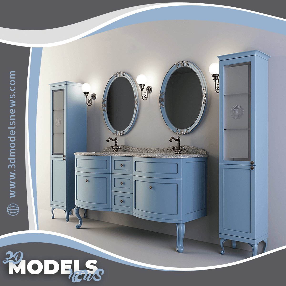 Bathroom Furniture Caprigo Imperio Model