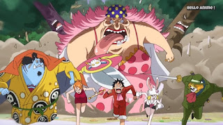 ワンピースアニメ WCI編 848話 ビッグマム 食いわずらい | ONE PIECE ホールケーキアイランド編