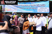 Dinas Perindustrian Dan Perdagangan Aceh Bersama Diskoperindag Aceh Tamiang Menggelar Pasar Murah
