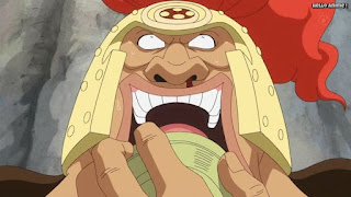 ワンピースアニメ ドレスローザ編 734話 ギャッツ | ONE PIECE Episode 734