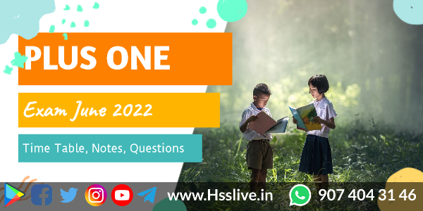 kerala plus one exam 2022