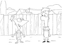Phineas and Ferb coloring page