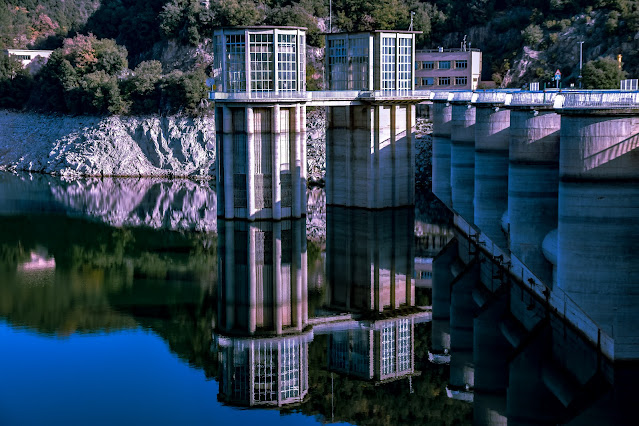 Pantano de Sau.. Barcelona, Cataluña..