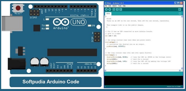 Arduino code to operate via push-button or push-button
