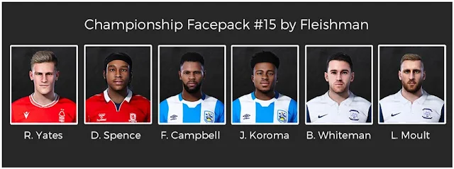 Championship Facepack #15 For eFootball PES 2021