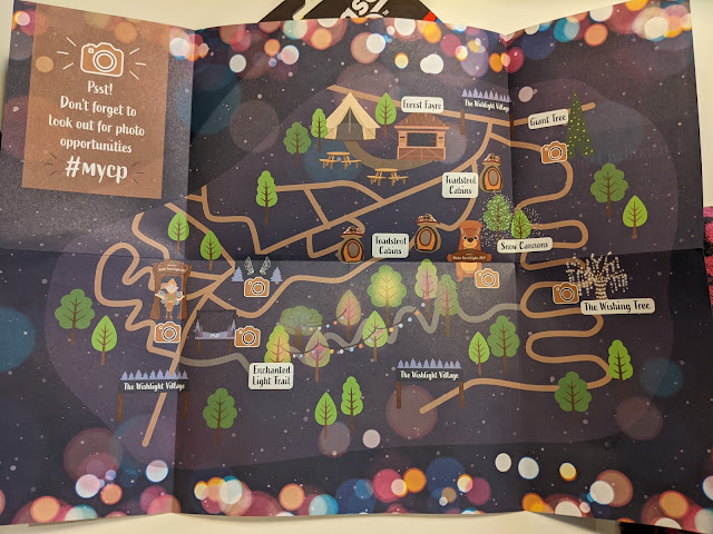 Winter Forest Lights at Center Parcs Whinfell - A Review  - map