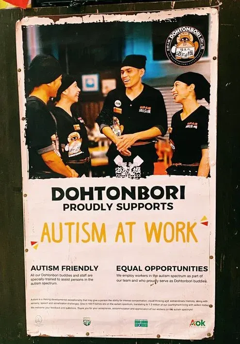 Dohtonbori supports autism at work