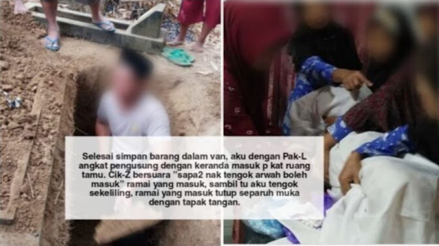 Aku uruskn jnazah wanita cntik, yg anehnya slps mandikn jnazah bhgian auratnya mgembang berair