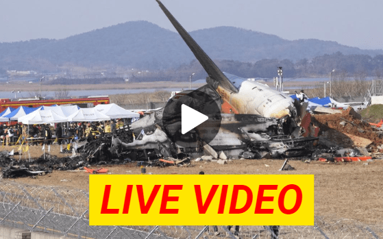 Watch: South Korea Plane Crash Full Video Original