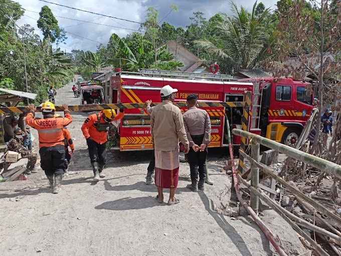 Operasi Pencarian Korban Erupsi Gunung Semeru