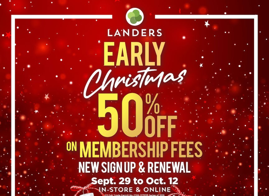 Landers Superstore offers 50% discount on membership renewal