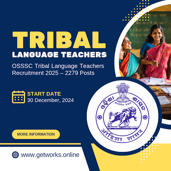 OSSSC Tribal Language Teachers Recruitment 2025 – Apply Online for 2279 Posts