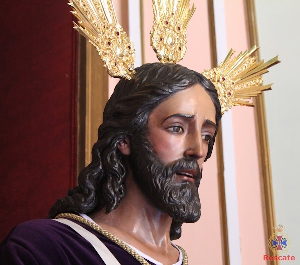 Horario e Itinerario del Traslado de Regreso de Jesús del Rescate del Santuario de la Victoria de Málaga hoy