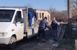 A final delivery of blocks