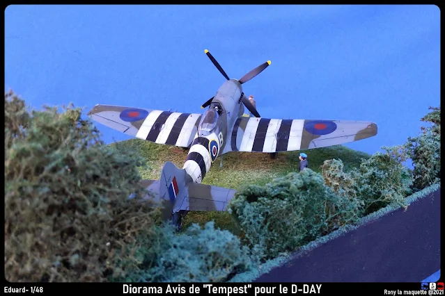 Diorama Tempest Mk.V Eduard