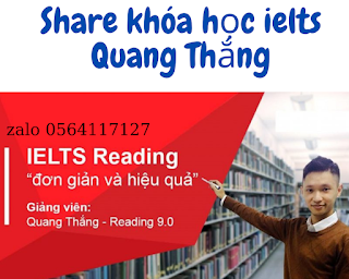 Share khóa học ielts reading online của Ielts Quang Thắng