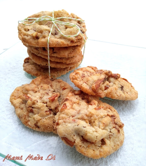 Salted Caramel Cookies - Meersalz Karamell Kekse
