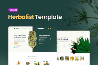 Medical cannabis dispensary webiste template download