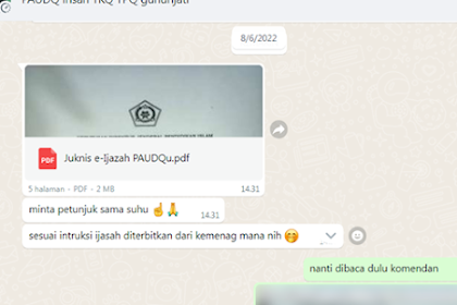 forum paudq tanya juknis pengadaan ijasah paudq