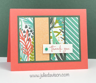 Stampin' Creative Blog Hop: 3 Cards with Easy Designer Paper Layout ~ Stampin' Up! Happy & Heartfelt Card ~ www.juliedavison.com