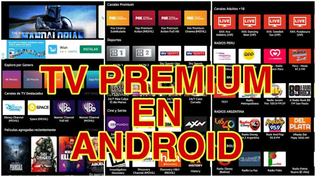 VER TV DIGITAL PREMIUM EN TU TELEFONO ANDROID APP GRATIS ( CANALES HD ) -  LAS MEJORES APLICACIONES PARA ANDROID