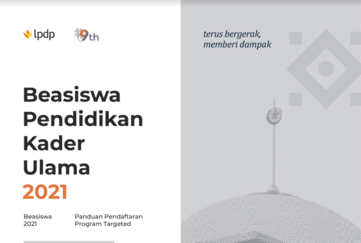 Download Panduan Pendaftaran Beasiswa Pendidikan Kader Ulama Program Magister dan Doktoral Tahun 2021