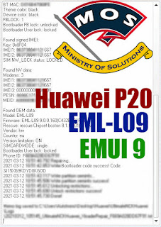 Huawei P20 EML-L09 EMUI9 Bootloader Code Proof 5