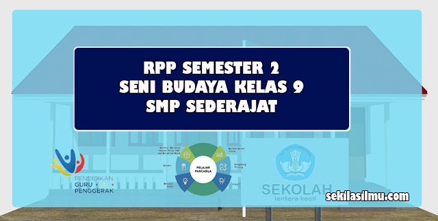 RPP 1 Lembar Seni Musik Kelas 9 Semester 2 Tahun 2021-2022