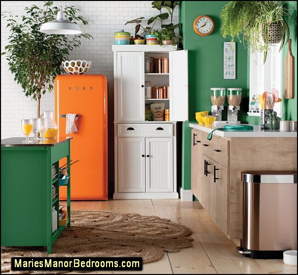 retro Kitchen decorating ideas mod retro style kitchen ideas MCM kitchen decorating