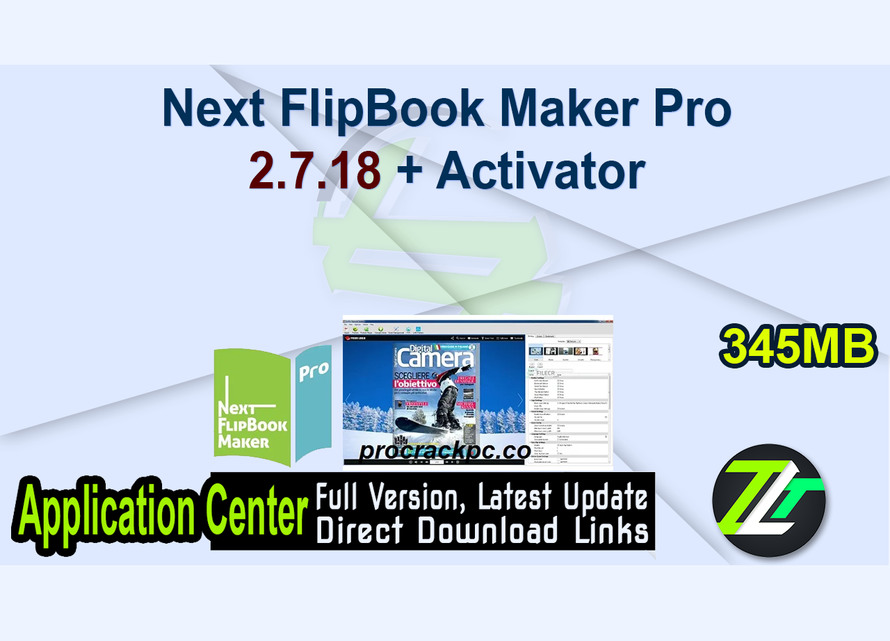 Next FlipBook Maker Pro 2.7.18 + Activator