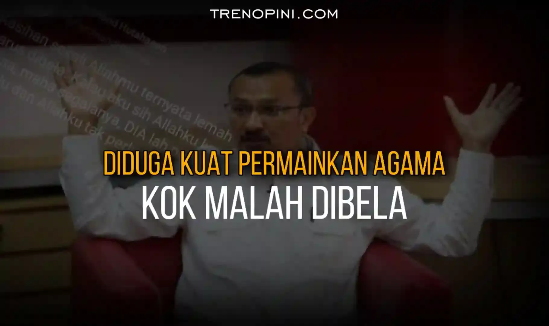 Berulang kasus penistaan agama dan mempermainkan agama (menjadi mualaf) dalam sistem sekuler. Bahkan Menteri agama juga melakukan pembelaan agar tidak menimbulkan kegaduhan lebih besar.