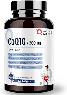 Nature Target CoQ10-200mg-Softgels + PQQ with Organic-Olive-Oil