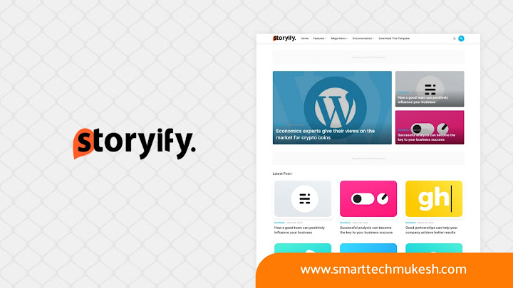 Storyify Blogger Template Free Premium Download