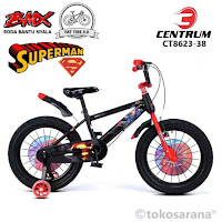 sepeda bmx anak centrum ct8625-38 superman fat tire bike