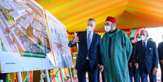 Maroc- Benslimane: le Roi Mohammed VI préside le lancement des travaux d’une usine de fabrication de vaccins anti Covid-19