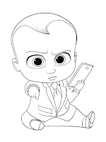 Boss Baby coloring page