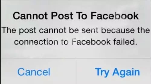 How To Fix Cannot Post To Facebook The Post Cannot Be Sent Because Connection To Facebook Failed Problem Solved