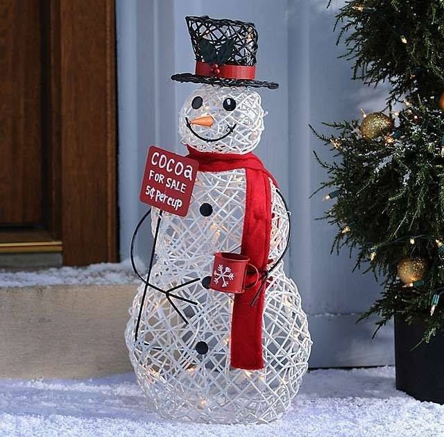 Untado pollo Pautas Decoración de Navidad : Muñeco de nieve hecho con lana | Construccion y  Manualidades : Hazlo tu mismo