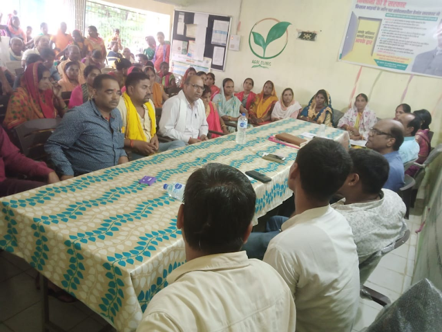 प्रक्षेत्र दिवस सह किसान गोष्ठी का आयोजन प्रखण्ड प्रमुख उर्मिला देवी की अध्यक्षता में सम्पन्न nagar