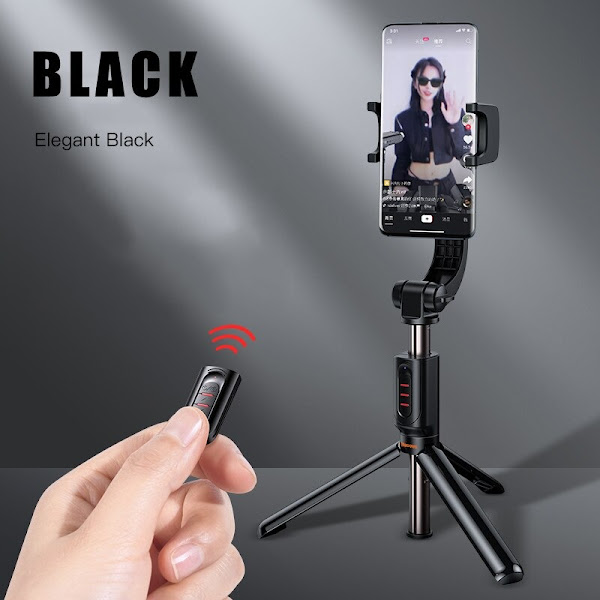 Gậy tự sướng tích hợp Gimbal chống rung thông minh Baseus Lovely Uniaxial Bluetooth Folding Stand Selfie Stabilizer (Anti Shake, Tripod, Gimbal, Bluetooth Selfie Stick)