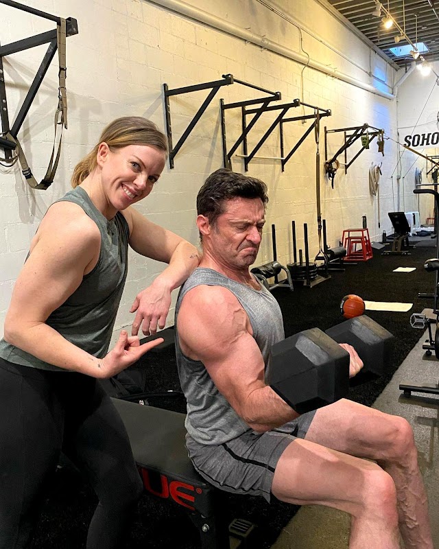 Hugh Jackman hits the gym to get back into superhero shape for Deadpool